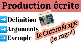 le Commérage le ragotla Boîte a Merveillesproduction écrite1BAC regionalArgumentsموضوع إنشائي [upl. by Gavrilla]