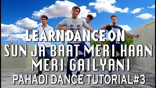 Learn Dance on Sun ja Baat Meri Haan  Pahadi Dance Tutorial3  AshishBoraLIVE  2017 [upl. by Davin]