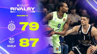 Road Win and First Place  BARCELONA Edges PARTIZAN for Top Spot  BASKETBALL HIGHLIGHTS R9 202425 [upl. by Emili179]