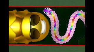 Wormaxio THE BEST WORM IN THE GAME  BIGGEST WORM Epic Wormaxio Gameplay Funny wormaxio moments [upl. by Leonteen570]