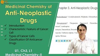 Anticancer Drugs Medicinal Chemistry Part 1 Introduction amp Drug Classifications [upl. by Nolrak]