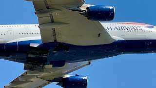 PLANESPOTTING FROM LONDON HEATHROW AIRPORT  RW09R Departures  Myrtle Avenue  9th June 2023  4K [upl. by Lerret553]