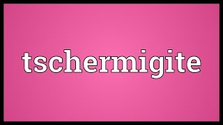 Tschermigite Meaning [upl. by Intyrb]