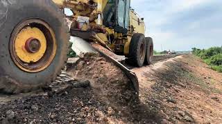 The amazing project on road construction processroad [upl. by Deland]