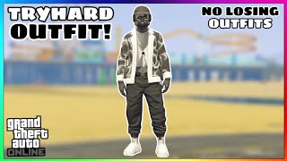 Easy Black Joggers Lightning Invisible Torso Glitch Tryhard Modded Outfit No Transfer GTA Online [upl. by Riorsson]