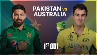 🔴 Live Pakistan Vs Australia Live – 1st ODI  PAK Vs AUS Live Match Today  Australia vs Pakistan [upl. by Akinak]