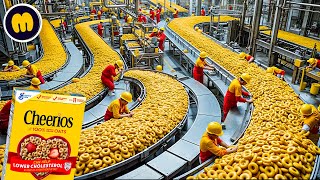 How Cheerios are Made in Factory  Cheerios Factory Process [upl. by Noet]