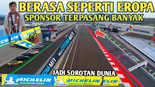 MENGILA PAPAN SPONSOR TERPASANG BANYAK BERASA SEPERTI EROPA NIH SIRKUIT MANDALIKA HARI INI [upl. by Namialus385]