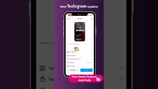 ✨ New Instagram Update  How to add polls to Instagram Reels and Feed Comments instagramupdates [upl. by Bosch46]