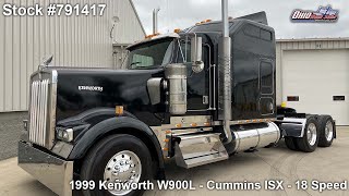 1999 KENWORTH W900L  791417  74999 [upl. by Annairb226]