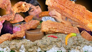 SPICY LAING amp LECHON KAWALI MUKBANG with MANG TOMAS and VINEGAR PINOY MUKBANG [upl. by Nwhas]