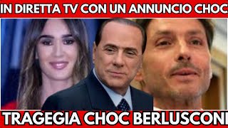 Tragedia Shock Berlusconi Silvia Toffanin e Pier Silvio Presto Sposi L Annuncio in diretta TV [upl. by Rosel727]