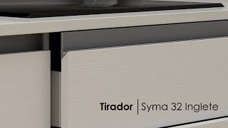 Tirador de Perfil Syma32 Inglete  Cocinas Modernas con Tiradores Invisibles [upl. by Ainotna159]