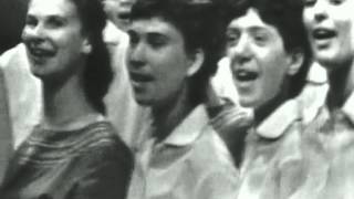 Israeli group singing and dancing  zemer zemer lach  live in France 1964  video 1 [upl. by Sonnnie]