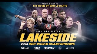 WDF World Darts Championship Live Session 11 2 10 December 2023 [upl. by Kcirtapnhoj]