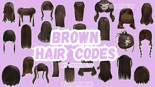 Berry Avenue Hair Codes amp Brookhaven Brown Hair P33 🤎 Bloxburg Hair newvideo roblox brown face [upl. by Annoiek]