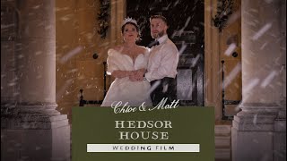 Hedsor House  Chloe  Matts Winter Wedding Film 2021  Buckinghamshire Wedding Videographer [upl. by Tav]