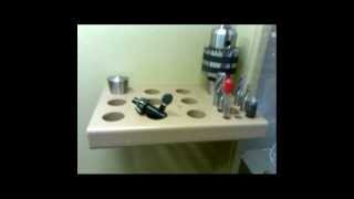 MiniMill CNC Enclosure Accessories A tool Rack [upl. by Biron501]