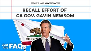 California governor Gavin Newsom facing recall explained  Just the FAQs [upl. by Bozovich533]