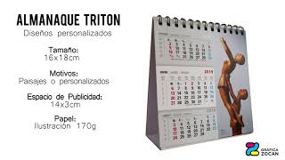 CALENDARIOS PERSONALIZADOS 2025  Carpa Triton [upl. by Faulkner653]