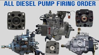 How to fuel injector pump firing order  All diesel pump firing order [upl. by Krystle]