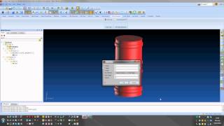 MSC Nastran Explicit Nonlinear  Drop Test Setup [upl. by Licko]