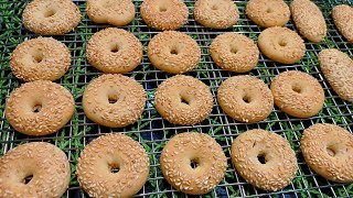 Extremely EASY and DELICIOUS SESAME Cookies Recipe [upl. by Harris]