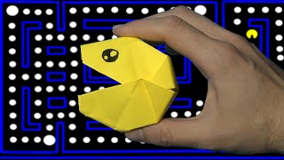 Cómo hacer un Pacman de papel  origami pacman [upl. by Aidan]