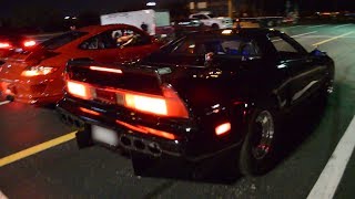 1000hp NSX vs 1300hp GTR vs 1000hp GTR vs Bikes HEAVY HITTERS HIT TEXAS STREETS [upl. by Tennos798]