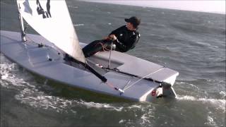 Laser 47 upwind 15 knots [upl. by Sybille]