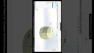 Solidworks 2024 Revolved Boss [upl. by Kyre]