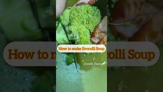 Quick Broccoli soup shortsfeed [upl. by Waynant]