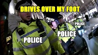 Car Drives Over My Foot amp I Get Mobbed by Police [upl. by Lole]