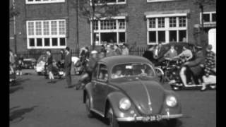 Heinkel scooter rally 1957 Utrecht part 2 [upl. by Nadler]