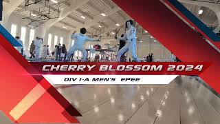 Mens Epee  Div I A  Cherry Blossom 2024 [upl. by Anabelle]