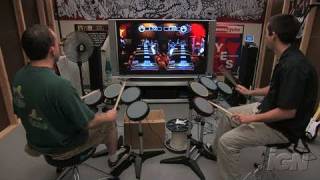 Rock Band game only Xbox 360 Gameplay  DrumOff Wave [upl. by Asiela529]