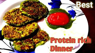 Best protein rich Dinner recipe for weight loss  weight loss dinner recipe indian [upl. by Bores]