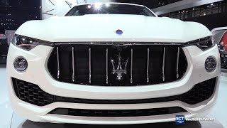 2017 Maserati Levante  Exterior and Interior Walkaround  Debut at 2016 New York Auto Show [upl. by Goldsworthy401]