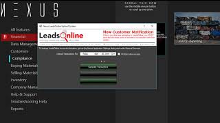 Nexus Recycling Software  Reporting to LeadsOnline [upl. by Katlaps]