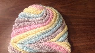 Spiral Hat Pattern how to from the Stitch Niche [upl. by Torrlow329]