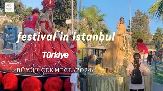 Istanbul Türkiye  festival in Istanbul Büyükçekmece 2024 [upl. by Eciened]