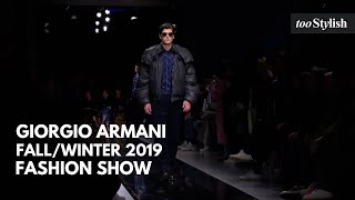 Giorgio Armani Fashion Show  FW 1920 4K tooStylish [upl. by Popele934]