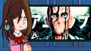 Dandadan react ao rap do Saitama Soco sério AniRap Okarun as Saitama [upl. by Wenda]