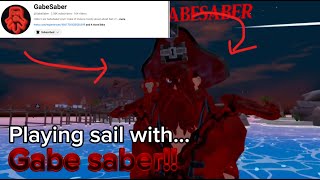 Playing Sail Vr with GabeSaber I sea of thieves Vr SAIL VR [upl. by Chappelka857]