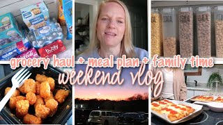 WEEKEND VLOG  GROCERY HAUL  MEAL PLAN  FAMILY TIME HIKING AND STARGAZING [upl. by Hada]