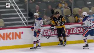 Vinnie Desharnais roughing on Sidney Crosby [upl. by Reiners]