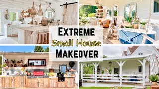 SMALL HOUSE MAKEOVER  Before amp After Home Makeover  Small House Decorating Ideas  Thrifted Decor [upl. by Eahsan]