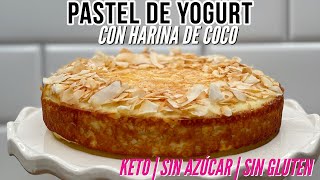 PASTEL KETO  PASTEL CON HARINA DE COCO  DIETA KETO [upl. by Atal554]