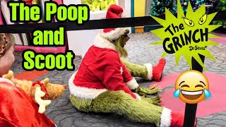 The Grinch Demonstrates the Poop amp Scoot  The BEST Grinch Meet at Universal Orlando [upl. by Hepsiba]