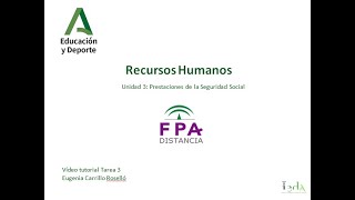 Recursos Humanos Tarea 3 ADFI  IEDA 20182019 Base Cot por Contingencias Comunes y su cálculo [upl. by Htur]